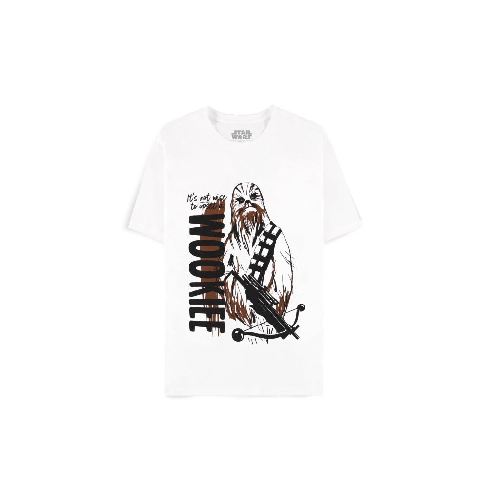 Disney Star Wars The Mandalorian - Chewbacca Mens T-shirt - White